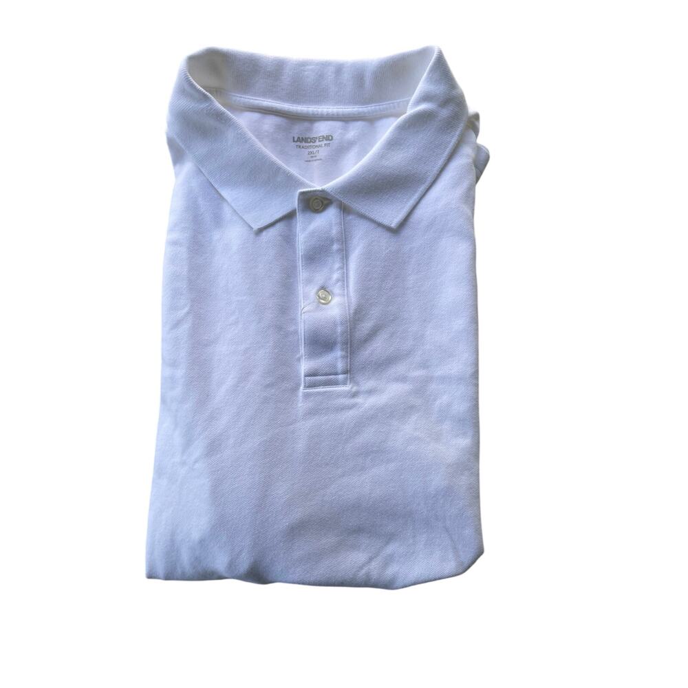 LANDS' END MENS POLO SHIRT, SIZE 2X